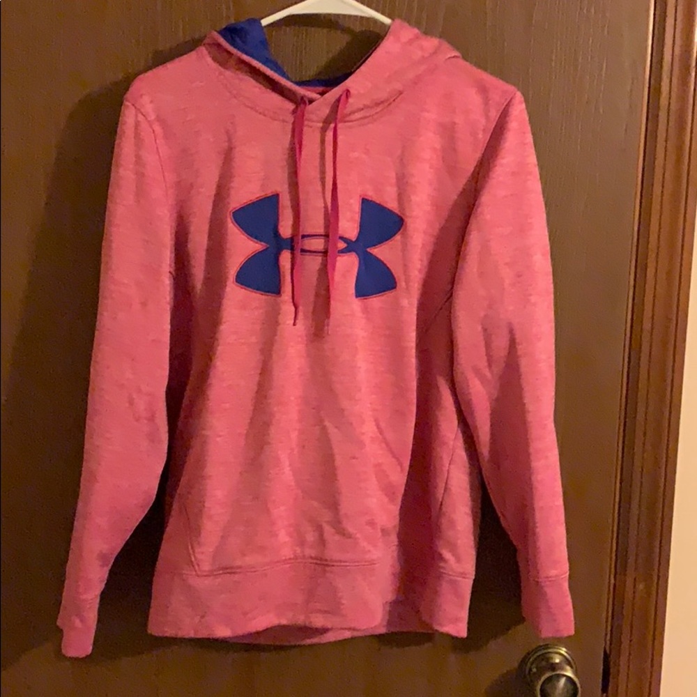 Women’s Under Armour pink hoodie, size medium